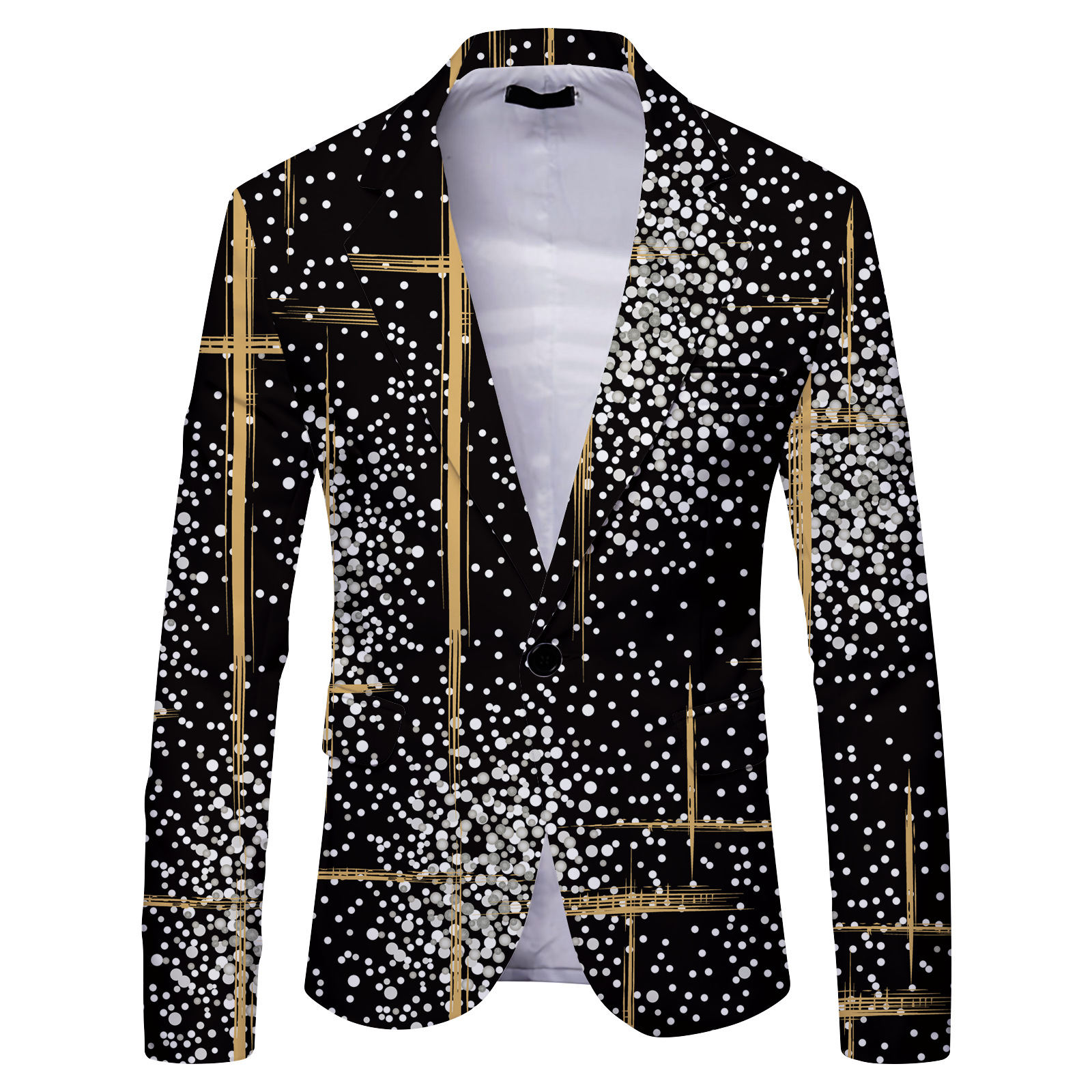 Men's casual slim suit jacket 7