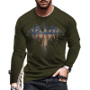 Long Sleeve Round Neck Printed T-Shirt Street Fashion 29