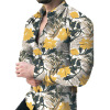 Men's casual long sleeve floral shirt 19