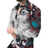 Printed Cardigan Long Sleeve Shirt 11